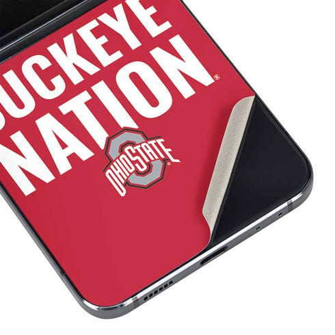 Ohio State University The Ohio State Buckeyes Galaxy Z Flip5 5G Skin